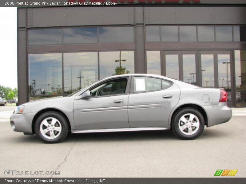 Shadow Gray Metallic / Ebony 2008 Pontiac Grand Prix Sedan