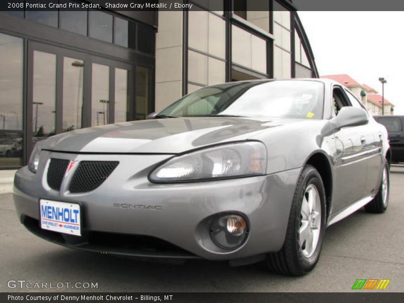Shadow Gray Metallic / Ebony 2008 Pontiac Grand Prix Sedan