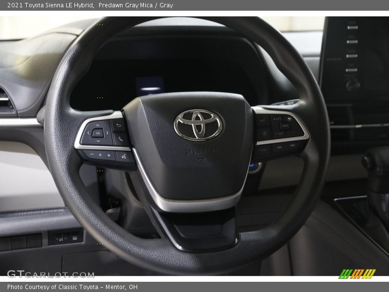  2021 Sienna LE Hybrid Steering Wheel