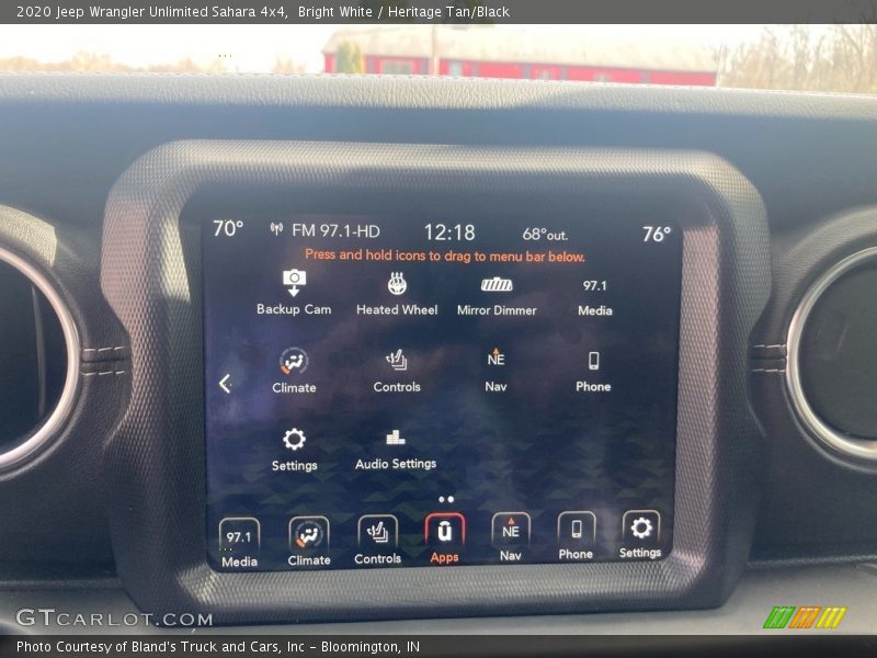 Bright White / Heritage Tan/Black 2020 Jeep Wrangler Unlimited Sahara 4x4