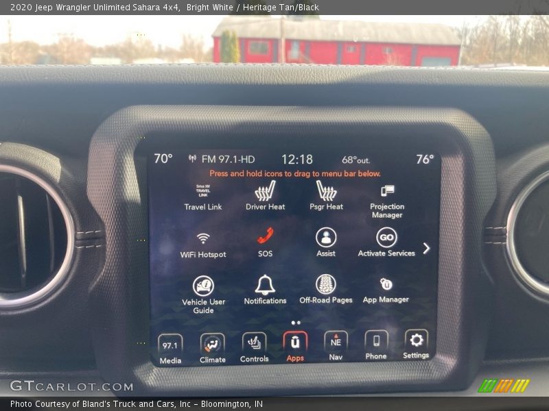 Bright White / Heritage Tan/Black 2020 Jeep Wrangler Unlimited Sahara 4x4