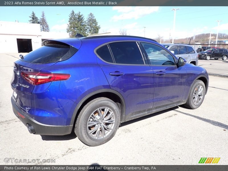 Anodized Blue Metallic / Black 2023 Alfa Romeo Stelvio Sprint AWD