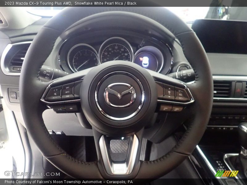 Snowflake White Pearl Mica / Black 2023 Mazda CX-9 Touring Plus AWD