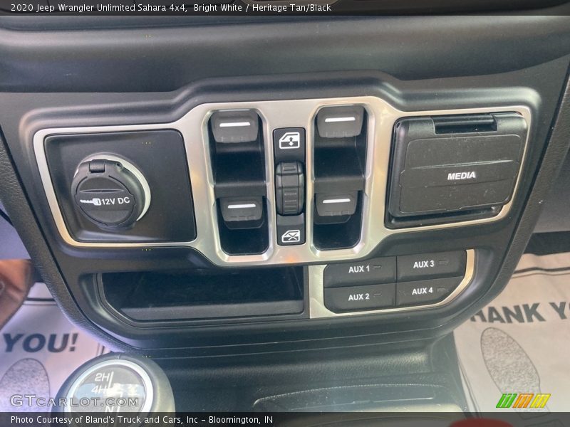 Bright White / Heritage Tan/Black 2020 Jeep Wrangler Unlimited Sahara 4x4