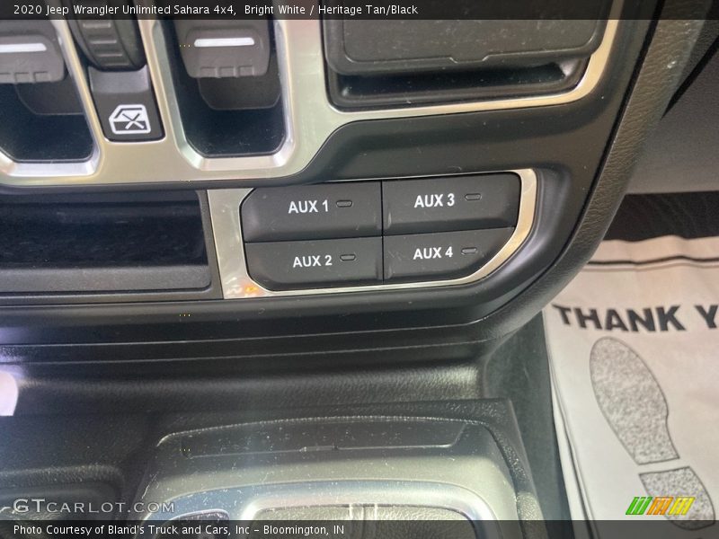 Bright White / Heritage Tan/Black 2020 Jeep Wrangler Unlimited Sahara 4x4