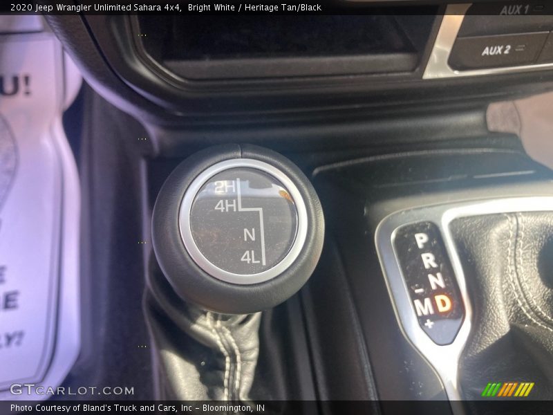 Bright White / Heritage Tan/Black 2020 Jeep Wrangler Unlimited Sahara 4x4