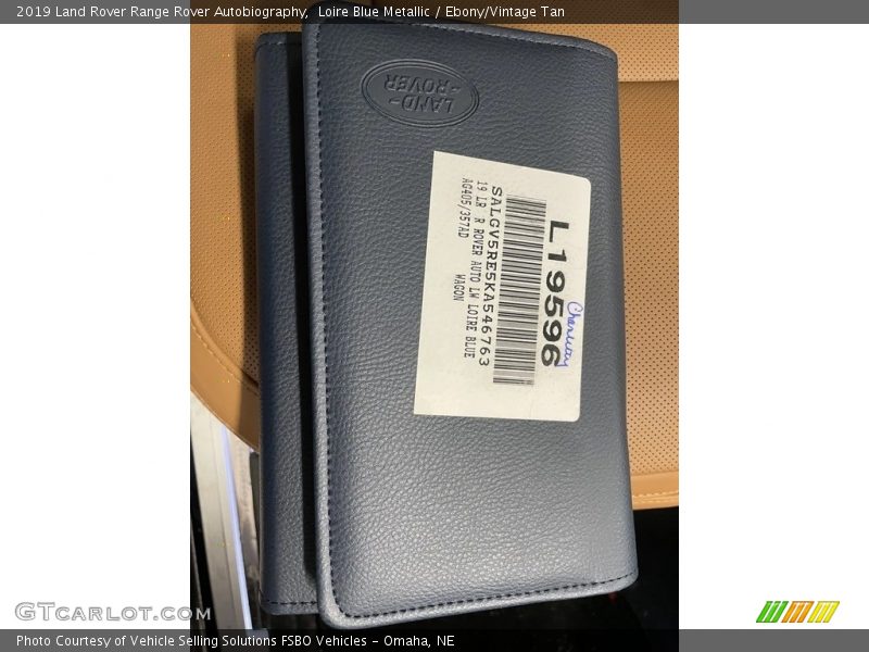 Loire Blue Metallic / Ebony/Vintage Tan 2019 Land Rover Range Rover Autobiography