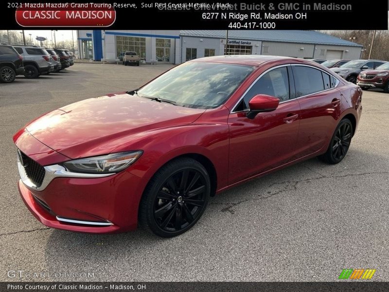 Soul Red Crystal Metallic / Black 2021 Mazda Mazda6 Grand Touring Reserve