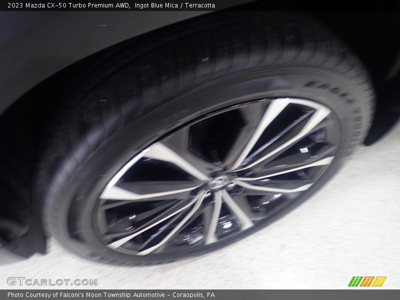 Ingot Blue Mica / Terracotta 2023 Mazda CX-50 Turbo Premium AWD