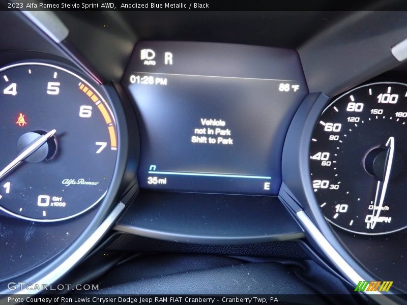 Anodized Blue Metallic / Black 2023 Alfa Romeo Stelvio Sprint AWD