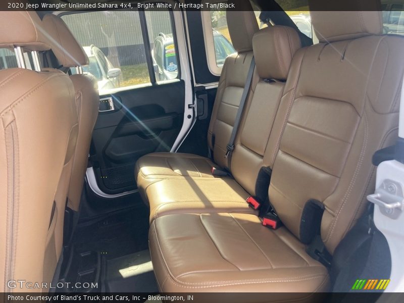 Bright White / Heritage Tan/Black 2020 Jeep Wrangler Unlimited Sahara 4x4