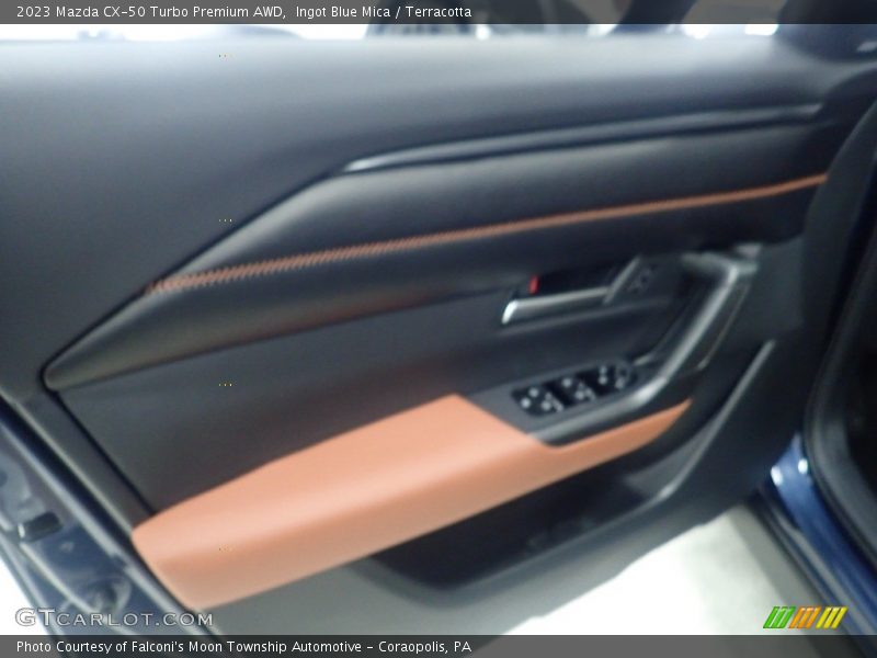 Ingot Blue Mica / Terracotta 2023 Mazda CX-50 Turbo Premium AWD