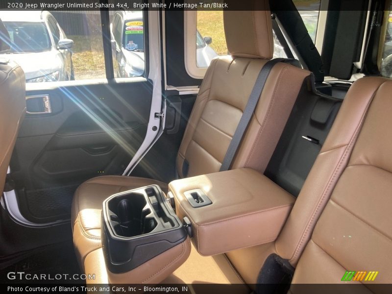 Bright White / Heritage Tan/Black 2020 Jeep Wrangler Unlimited Sahara 4x4