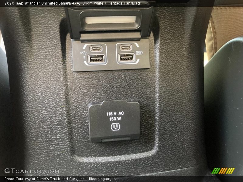 Bright White / Heritage Tan/Black 2020 Jeep Wrangler Unlimited Sahara 4x4