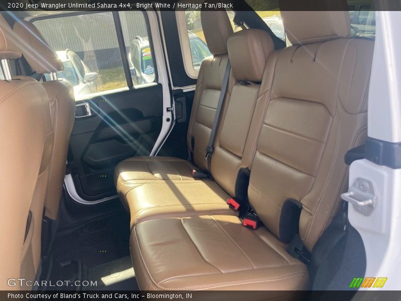 Bright White / Heritage Tan/Black 2020 Jeep Wrangler Unlimited Sahara 4x4