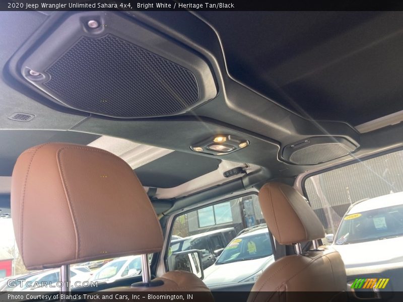 Bright White / Heritage Tan/Black 2020 Jeep Wrangler Unlimited Sahara 4x4