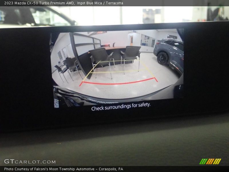 Ingot Blue Mica / Terracotta 2023 Mazda CX-50 Turbo Premium AWD