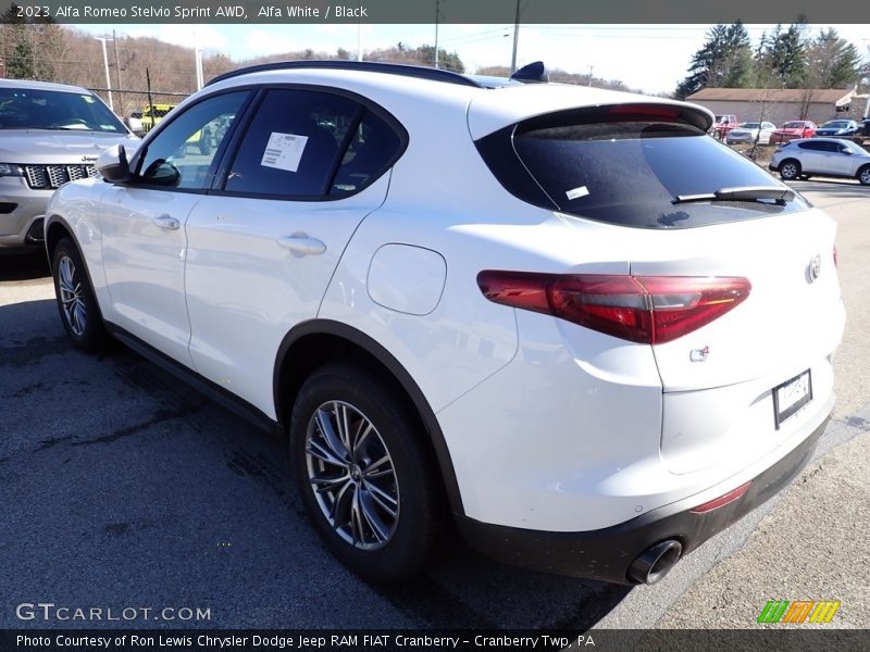 Alfa White / Black 2023 Alfa Romeo Stelvio Sprint AWD