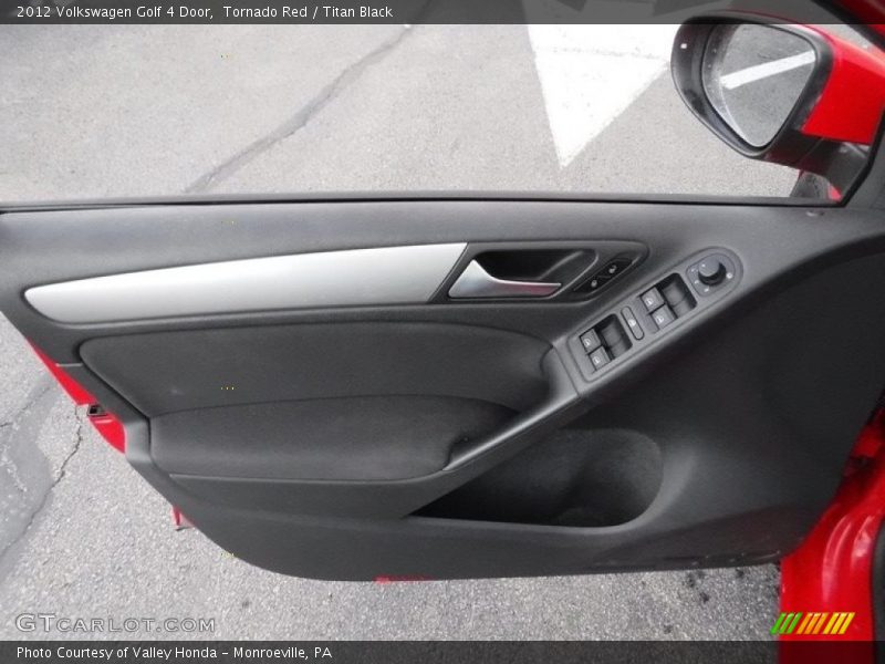 Tornado Red / Titan Black 2012 Volkswagen Golf 4 Door