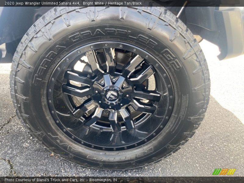 Bright White / Heritage Tan/Black 2020 Jeep Wrangler Unlimited Sahara 4x4