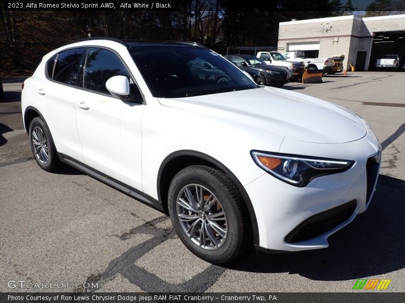 Front 3/4 View of 2023 Stelvio Sprint AWD
