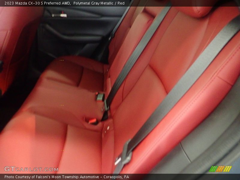 Polymetal Gray Metallic / Red 2023 Mazda CX-30 S Preferred AWD