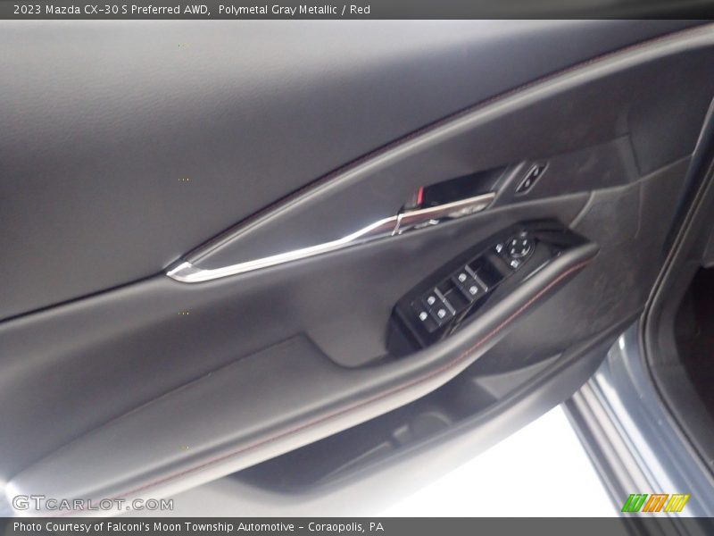 Polymetal Gray Metallic / Red 2023 Mazda CX-30 S Preferred AWD