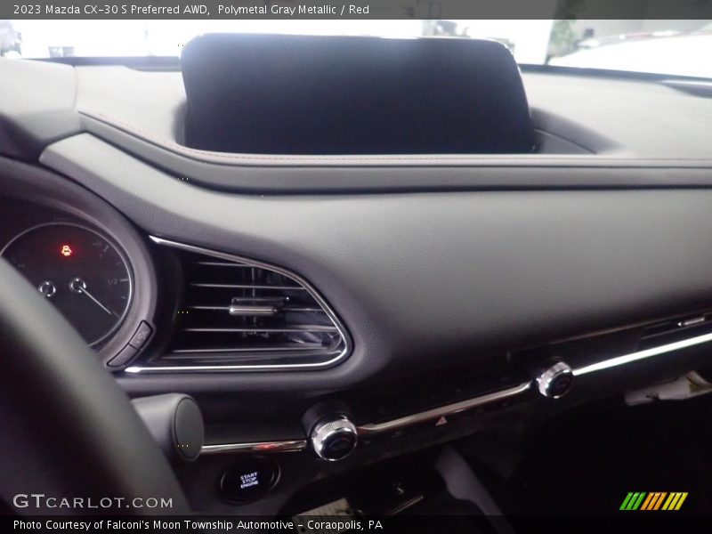 Polymetal Gray Metallic / Red 2023 Mazda CX-30 S Preferred AWD