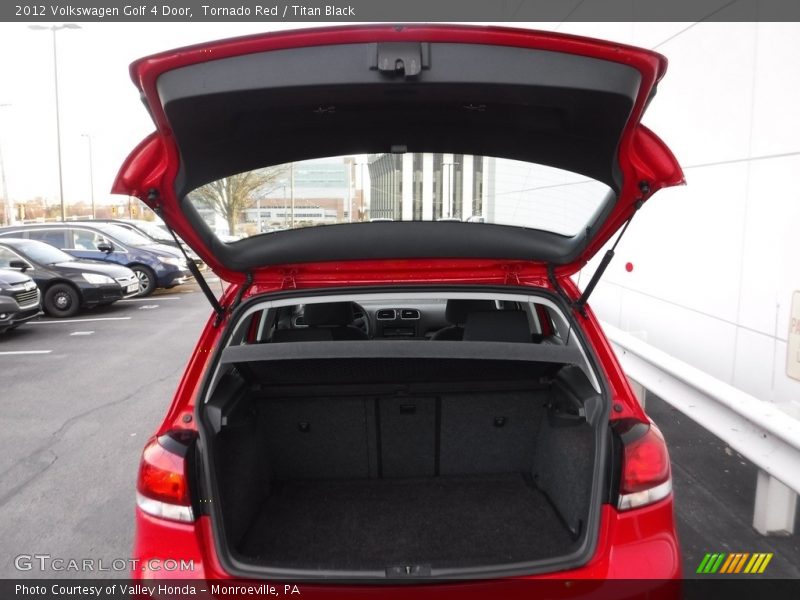 Tornado Red / Titan Black 2012 Volkswagen Golf 4 Door