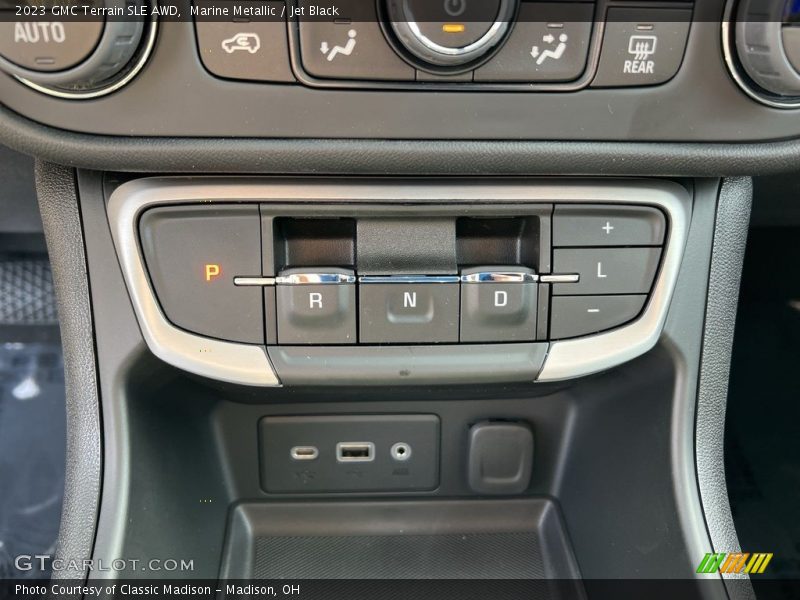Controls of 2023 Terrain SLE AWD