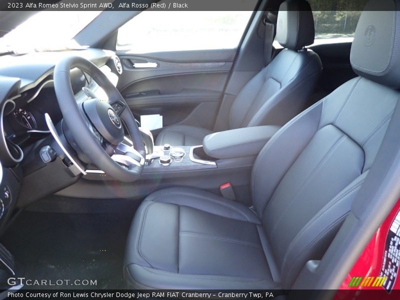 Alfa Rosso (Red) / Black 2023 Alfa Romeo Stelvio Sprint AWD