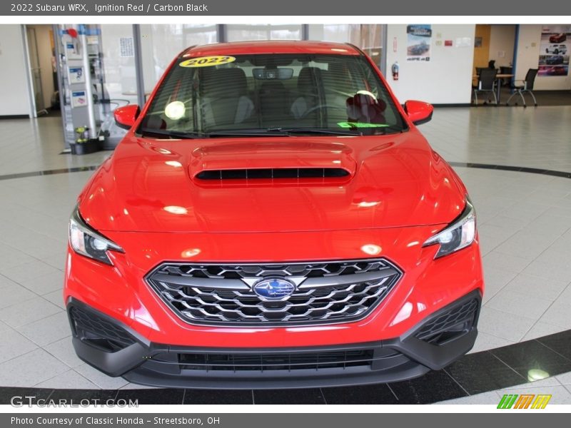 Ignition Red / Carbon Black 2022 Subaru WRX