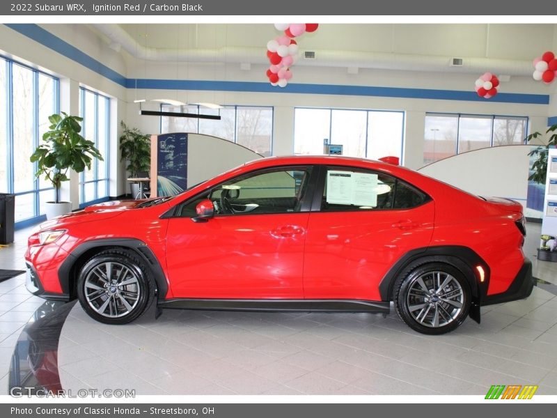 Ignition Red / Carbon Black 2022 Subaru WRX