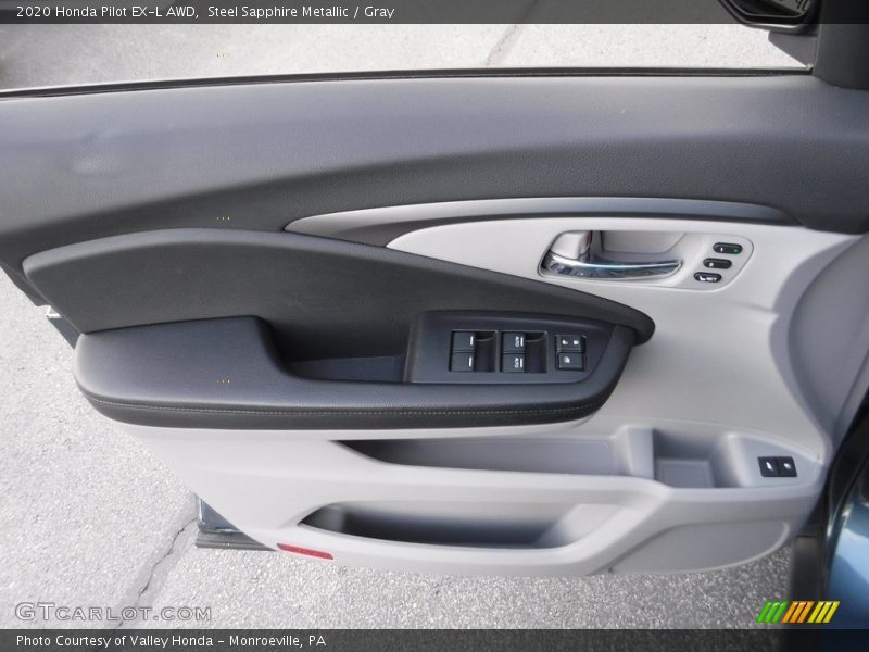 Steel Sapphire Metallic / Gray 2020 Honda Pilot EX-L AWD