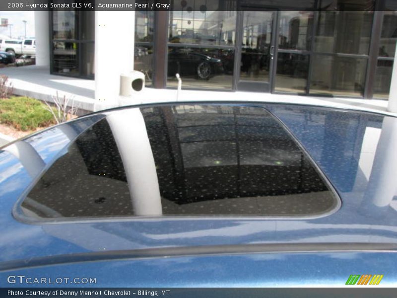 Aquamarine Pearl / Gray 2006 Hyundai Sonata GLS V6