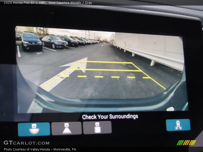 Steel Sapphire Metallic / Gray 2020 Honda Pilot EX-L AWD