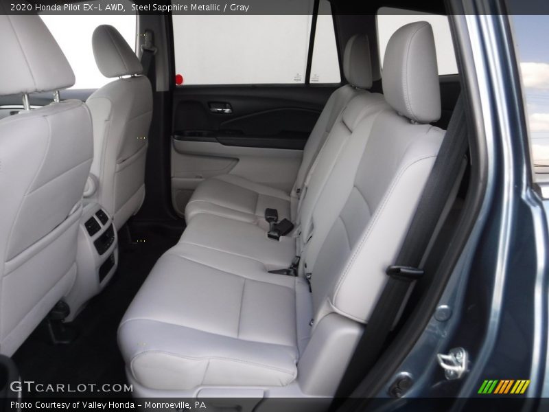 Steel Sapphire Metallic / Gray 2020 Honda Pilot EX-L AWD