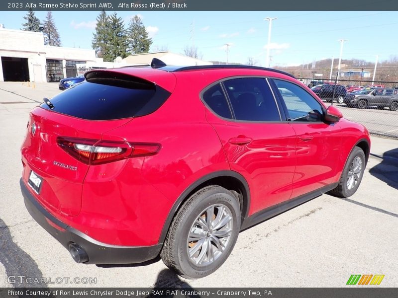 Alfa Rosso (Red) / Black 2023 Alfa Romeo Stelvio Sprint AWD