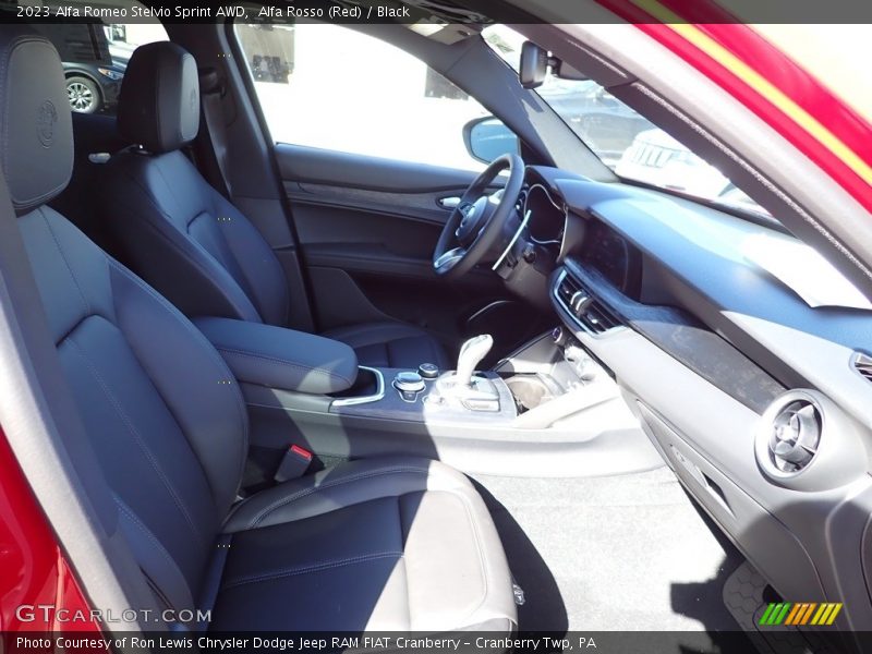 Alfa Rosso (Red) / Black 2023 Alfa Romeo Stelvio Sprint AWD