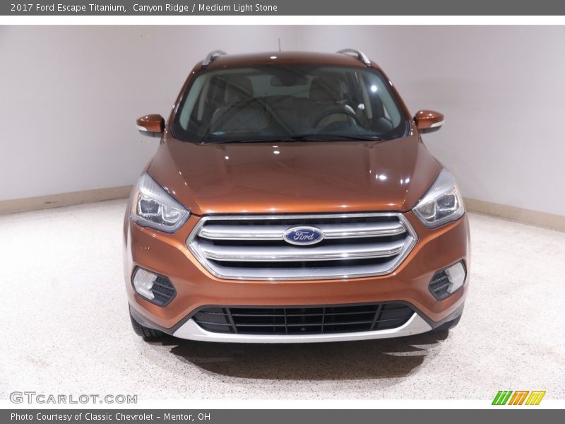 Canyon Ridge / Medium Light Stone 2017 Ford Escape Titanium