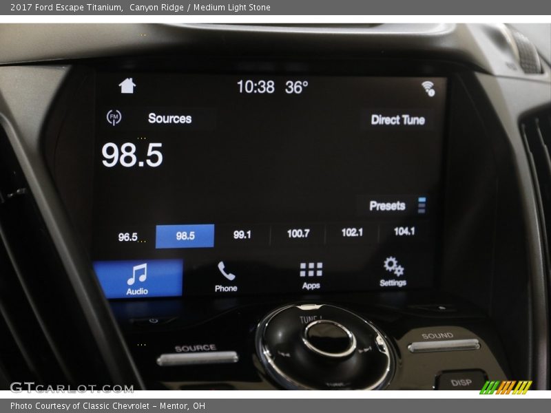 Canyon Ridge / Medium Light Stone 2017 Ford Escape Titanium