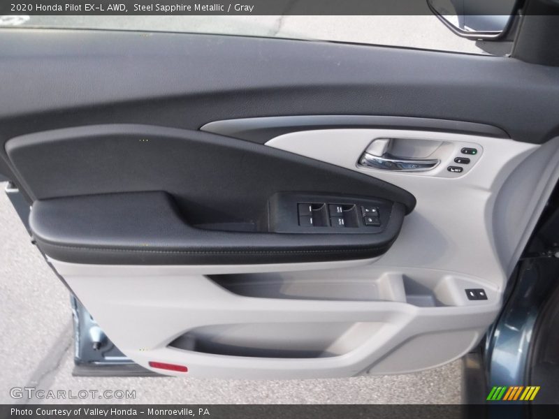 Steel Sapphire Metallic / Gray 2020 Honda Pilot EX-L AWD