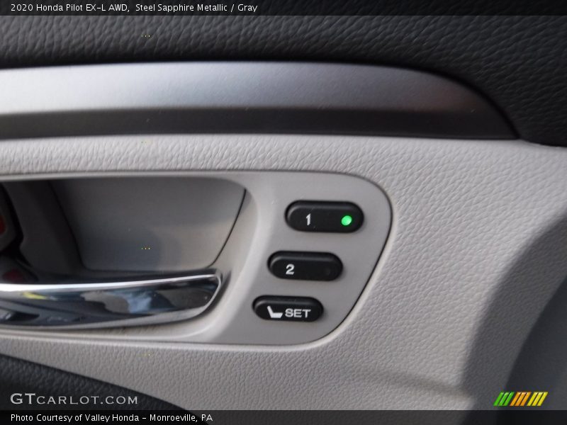 Steel Sapphire Metallic / Gray 2020 Honda Pilot EX-L AWD