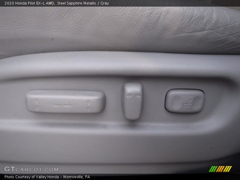 Steel Sapphire Metallic / Gray 2020 Honda Pilot EX-L AWD