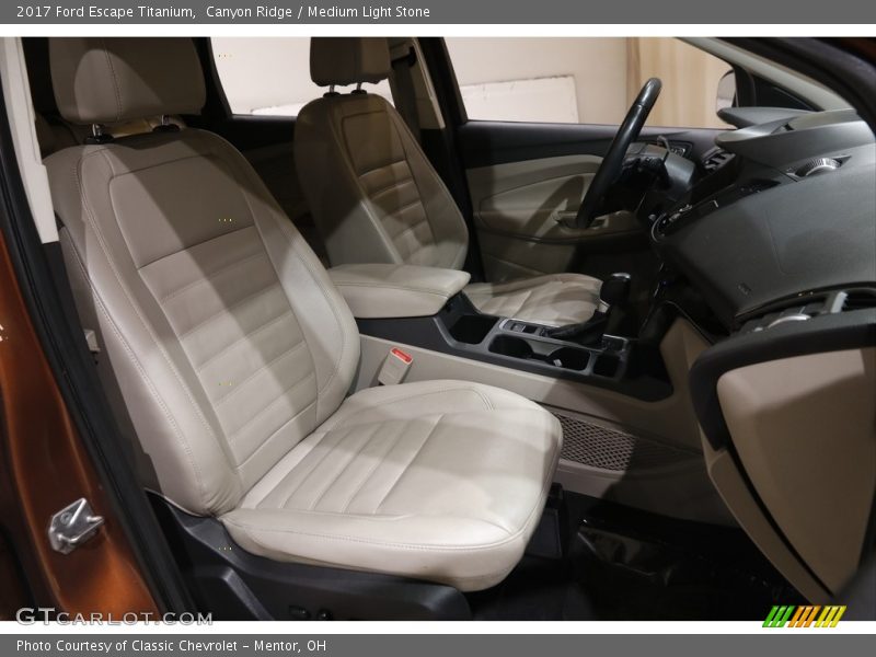 Canyon Ridge / Medium Light Stone 2017 Ford Escape Titanium