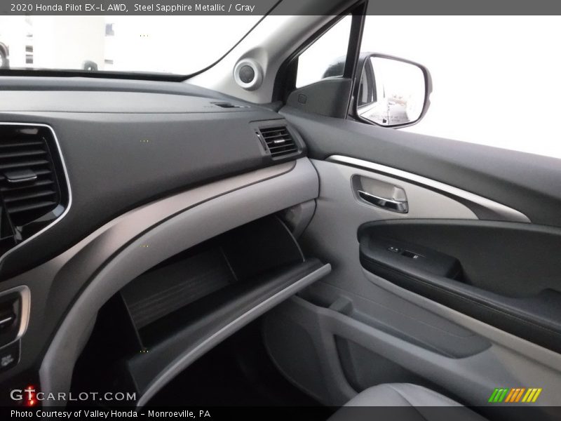 Steel Sapphire Metallic / Gray 2020 Honda Pilot EX-L AWD