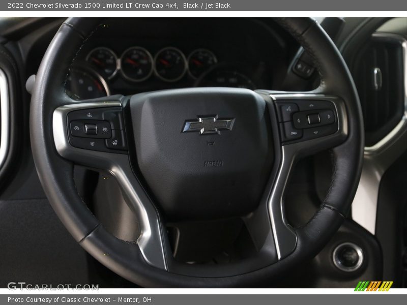 Black / Jet Black 2022 Chevrolet Silverado 1500 Limited LT Crew Cab 4x4