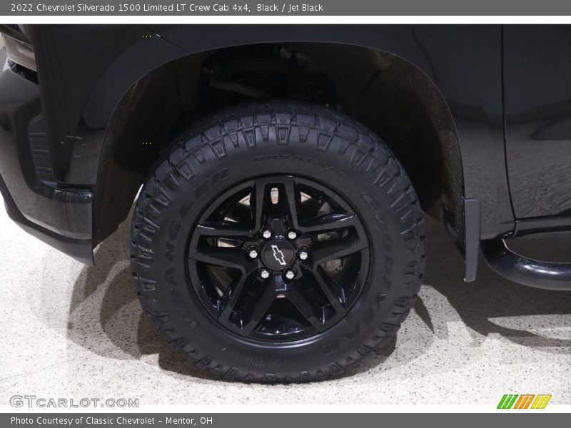 Black / Jet Black 2022 Chevrolet Silverado 1500 Limited LT Crew Cab 4x4