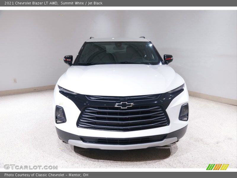 Summit White / Jet Black 2021 Chevrolet Blazer LT AWD
