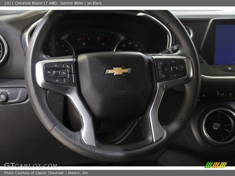 Summit White / Jet Black 2021 Chevrolet Blazer LT AWD